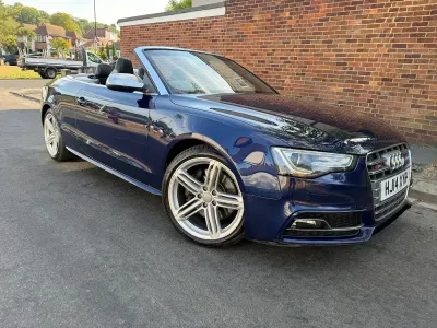 Used Audi A5 Cabriolet Comfort 272 HP (200 kW) 2014 Blue Cabriolet