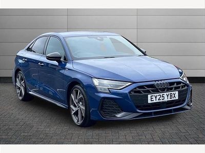 Used Audi A3 Black Edition 150 HP (110 kW) 2025 Blue Sedan