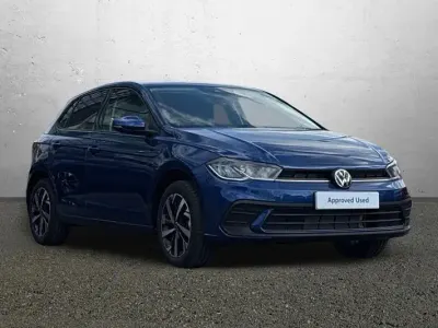 New VW Polo Match 95 HP (69 kW) 2026 Blue Hatchback