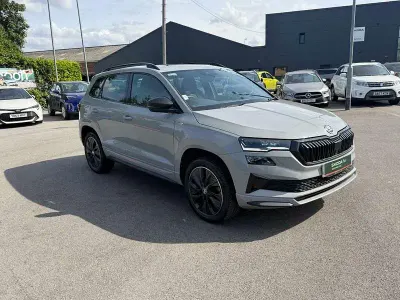Used Skoda Karoq SportLine 110 HP (80 kW) 2022 Grey SUV