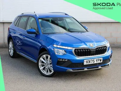 Used Skoda Kamiq SE L 115 HP (84 kW) 2025 Race blue metallic SUV