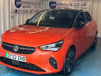 Used Vauxhall Corsa-e Elite 100 kW (136 HP) 2022 Orange Hatchback