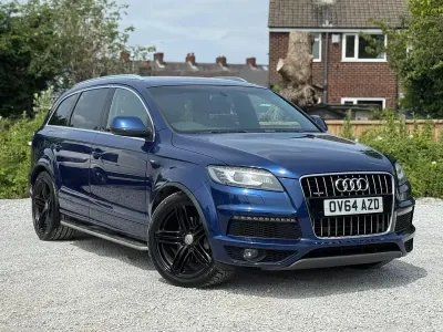 Used Audi Q7 S-line plus 340 HP (250 kW) 2014 Blue SUV