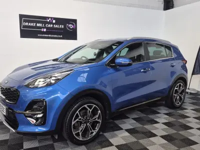 Used Kia Sportage GT-Line 177 HP (130 kW) 2019 Blue SUV