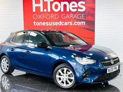 Used Vauxhall Corsa Elite 100 HP (73 kW) 2020 Blue Hatchback