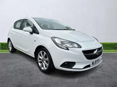 Used Vauxhall Corsa 75 HP (55 kW) 2018 White Hatchback
