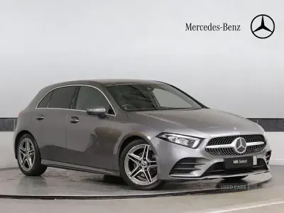 Used Mercedes A180 AMG line 136 HP (100 kW) 2019 Grey Hatchback
