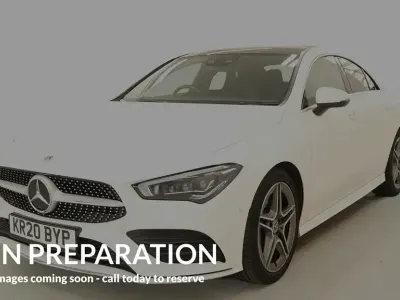 Used Mercedes CLA220 AMG Line Premium Plus 190 HP (139 kW) 2020 White Sedan