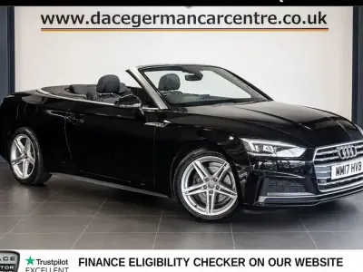 Used Audi A5 Cabriolet S-Line 187 HP (137 kW) 2017 Black Cabriolet