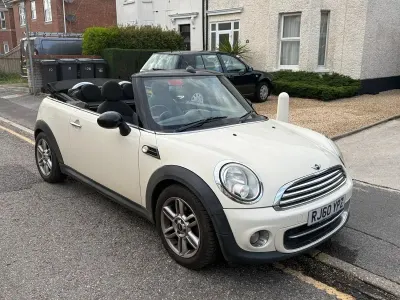 Used Mini Cooper D Cabriolet 2011 White Cabriolet