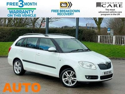 Used Skoda Fabia 105 HP (77 kW) 2010 White Estate