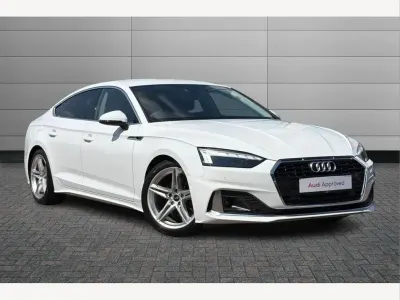 Used Audi A5 Sportback Sport 150 HP (110 kW) 2024 White Hatchback