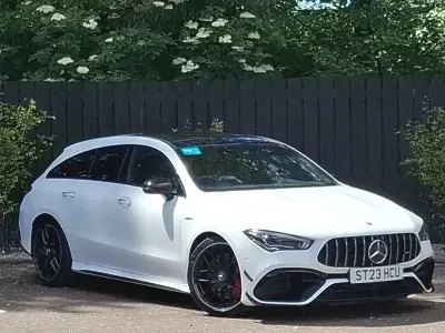 Used Mercedes CLA45 AMG 421 HP (309 kW) 2023 White SUV