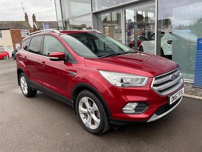 Used Ford Kuga Titanium 150 HP (110 kW) 2018 Red SUV