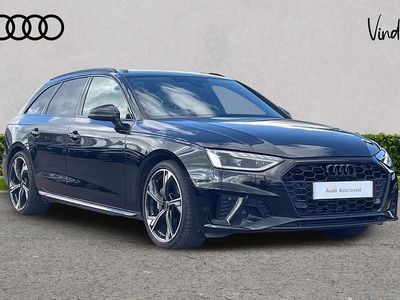 Used Audi A4 Black Edition 200 HP (147 kW) 2023 Black Estate