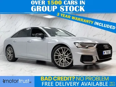 Used Audi A6 Black Edition 204 HP (150 kW) 2021 Silver Sedan