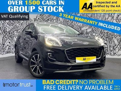 Black Used 2021 Ford Puma Titanium SUV | £13,795 (Good price)