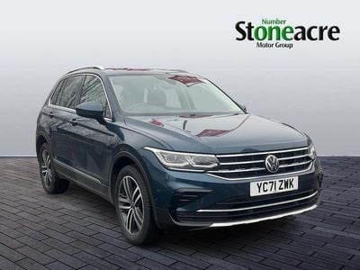 Used VW Tiguan Elegance 241 HP (177 kW) 2021 Blue SUV
