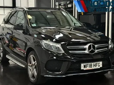 Used Mercedes GLE250 AMG Line Premium 204 HP (150 kW) 2018 Black SUV