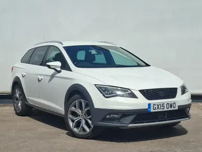 Used Seat Leon X-Perience SE Technology 184 HP (135 kW) 2015 White Estate