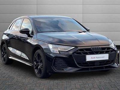 Mythos black Used 2025 Audi A3 e-tron Black Edition Hatchback | £32,495 (Fair price)