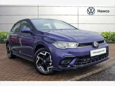 Ny VW Polo Black Edition 115 HK (84 kW) 2025 Vit Halvkombi