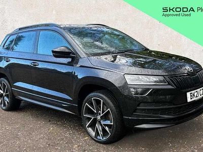 Used Skoda Karoq SportLine 150 HP (110 kW) 2021 Black SUV