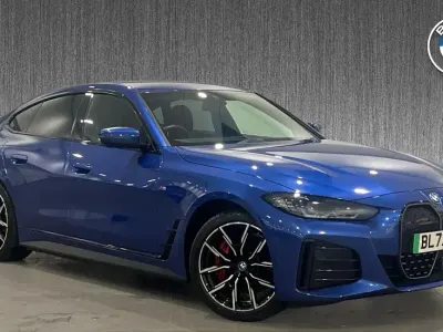 Used BMW i4 M Sport 250 kW (340 HP) 2022 Blue Sedan