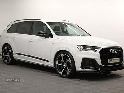 Used Audi Q7 Black Edition 2021 White SUV