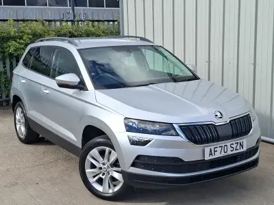 Used Skoda Karoq SE Technology 116 HP (85 kW) 2020 Silver SUV