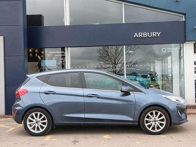 Used Ford Fiesta Titanium X 99 HP (72 kW) 2019 Blue Hatchback