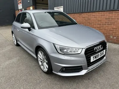 Begagnad Audi A1 S-Line 125 HK (91 kW) 2018 Silver Halvkombi