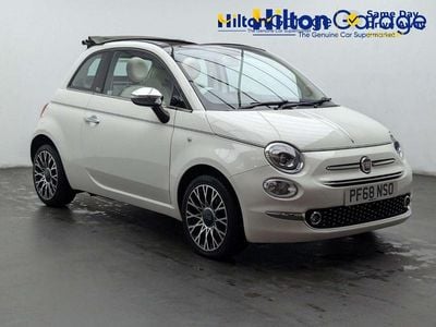 Used Fiat 500C Collezione 69 HP (50 kW) 2018 White Cabriolet
