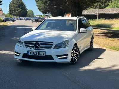 Used Mercedes C220 AMG 2012 White Estate