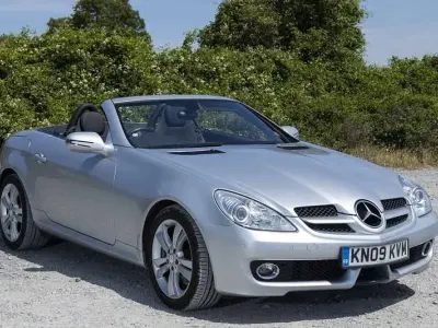 Used Mercedes SLK350 268 HP (197 kW) 2009 Silver Cabriolet