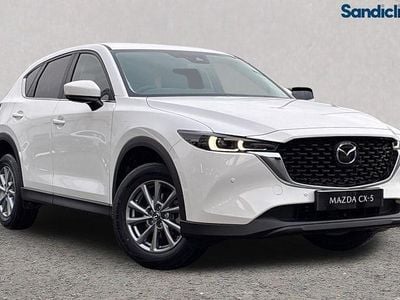 Solid arctic white New 2025 Mazda CX-5 Center-Line SUV | £25,015 (Fair price)