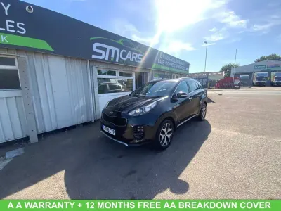Used Kia Sportage GT-Line 174 HP (127 kW) 2016 Black SUV