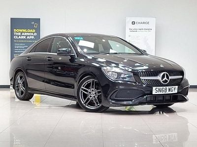 Begagnad Mercedes CLA200 AMG line 156 HK (114 kW) 2018 Svart Sedan