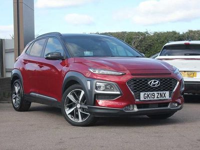 Used Hyundai Kona Premium 177 HP (130 kW) 2019 Red SUV