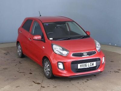 Used Kia Picanto 66 HP (48 kW) 2016 Red Hatchback