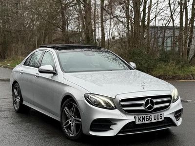 Gebraucht Mercedes E220 AMG Line Premium 2016 Silber Limousine