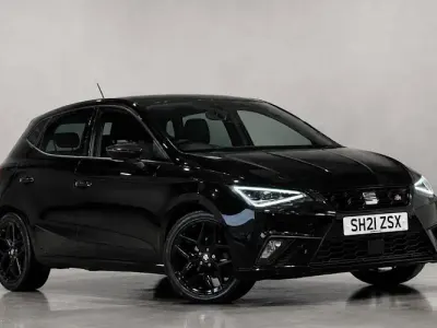 Used Seat Ibiza FR 95 HP (69 kW) 2021 Black Hatchback