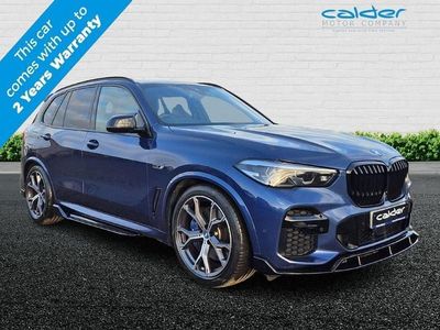 Blue Used 2022 BMW X5 M Sport SUV | £48,995 (Fair price)