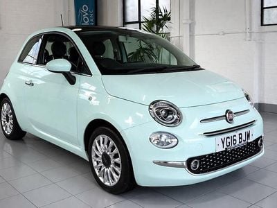 Used Fiat 500 Lounge 69 HP (50 kW) 2016 Green Hatchback