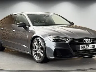 Used Audi A7 Sportback Black Edition 340 HP (250 kW) 2021 Daytona gray pearl effect/daytona gray pearl effec Hatchback