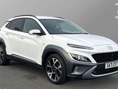 White Used 2021 Hyundai Kona Premium SUV | £14,113 (Fair price)