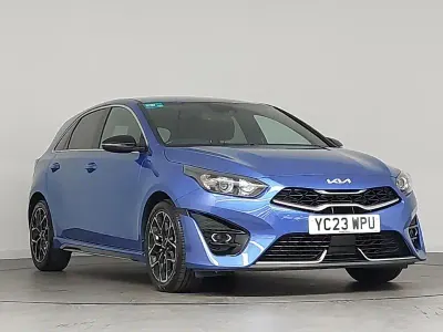 Used Kia Ceed GT-Line 158 HP (116 kW) 2023 Blue Hatchback