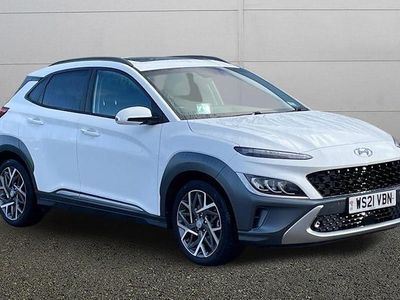 White Used 2021 Hyundai Kona Ultimate SUV | £17,495 (Fair price)