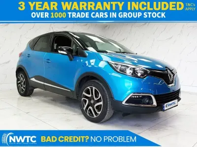 Used Renault Captur Dynamique 120 HP (88 kW) 2017 Blue/black SUV