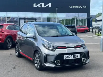 Begagnad Kia Picanto GT-Line 65 HK (47 kW) 2023 Grå Halvkombi